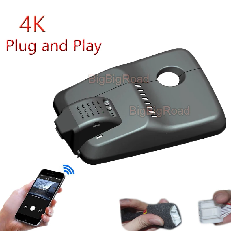 

4K Plug And Play For Buick GL8 2023 2022 2021 Top Version Car Video Recorder Wifi DVR Dash Cam Camera FHD 2160P