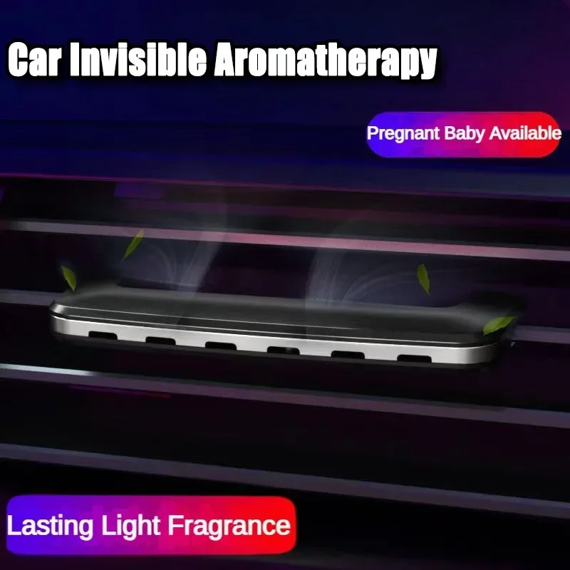 Paleta de aromaterapia para saída de ar de carro, ar condicionado invisível, perfume sólido, bálsamo de ar fresco para grávidas e bebês
