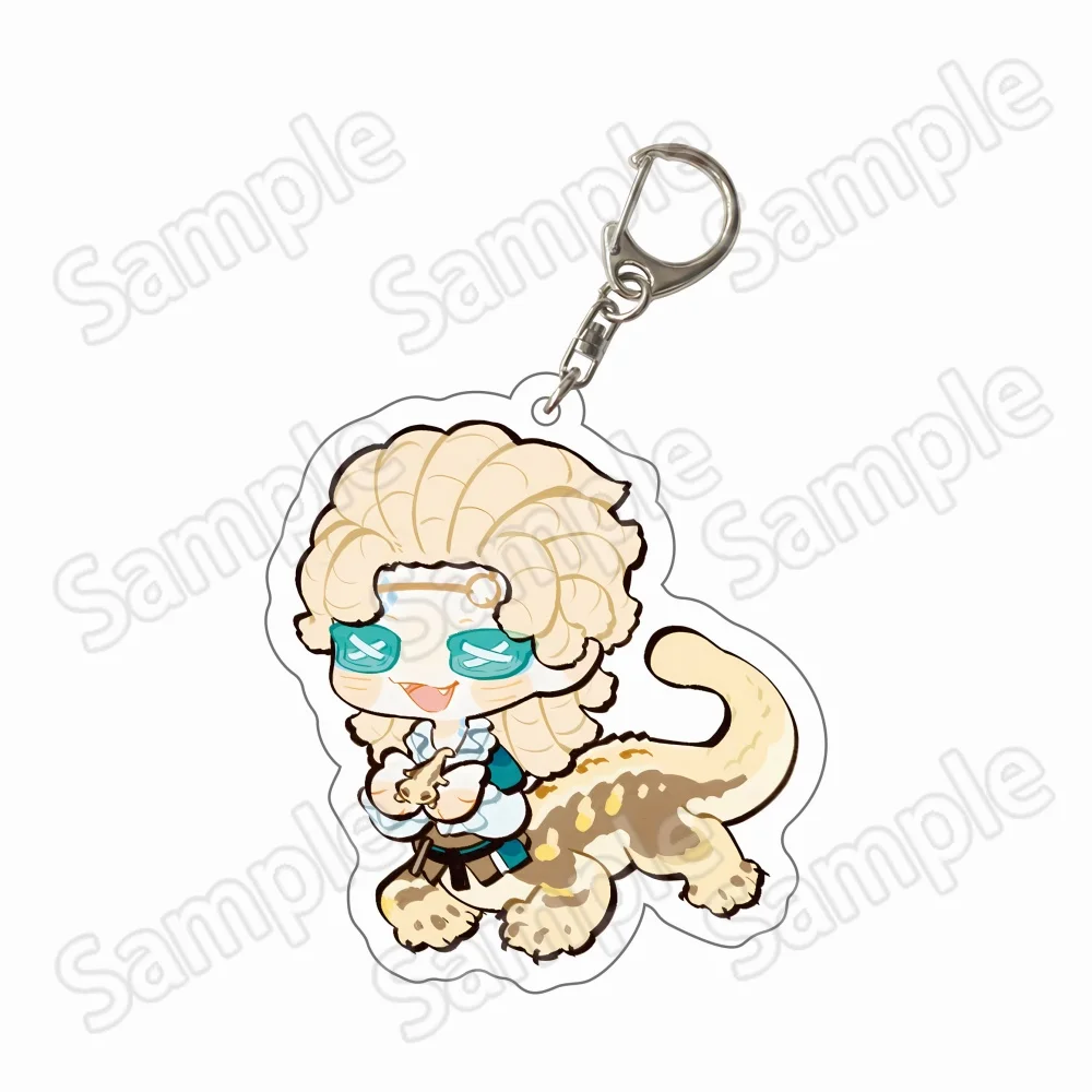 Game Anime Identity V Mike Andrew Luca Eli Emma Acrylic Keychain 6cm Chibi IDV Seer Prisoner Gravekeeper Keyring Kawaii Gift view 2