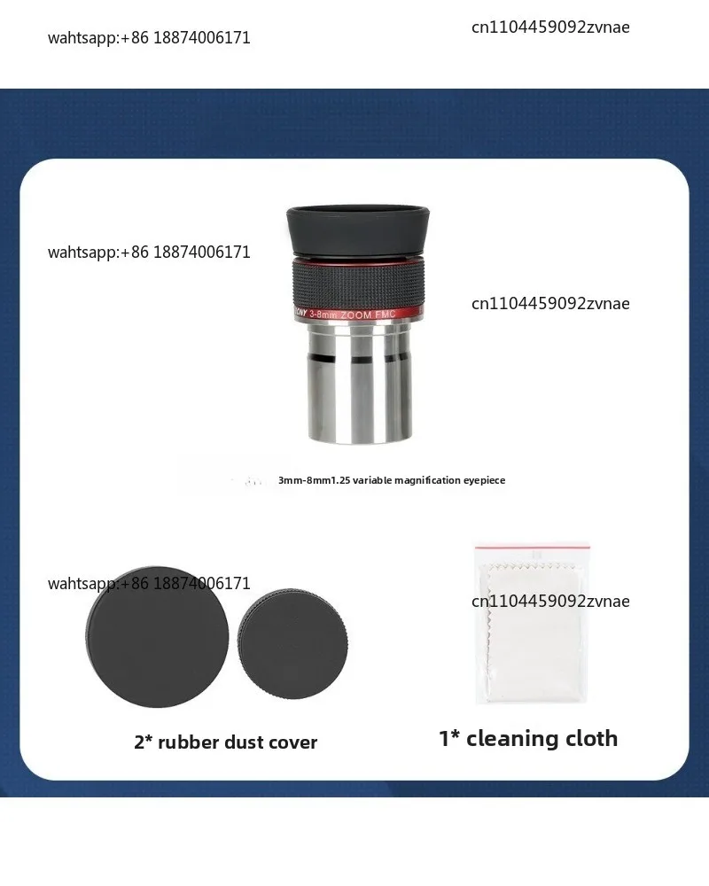 SV215 zoom planetary eyepiece 3-8mm ZOOM astronomical telescope high magnification parfocal eyepiece