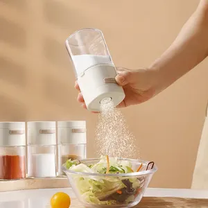Glass Quantitative Gewürzglas, Salzkontrollflasche vom Typ Press, Küchenhausesgeschirr, Salzglas Selada, 180 ml 10 Hauptverkaufsglasfläschchen Küche - №2