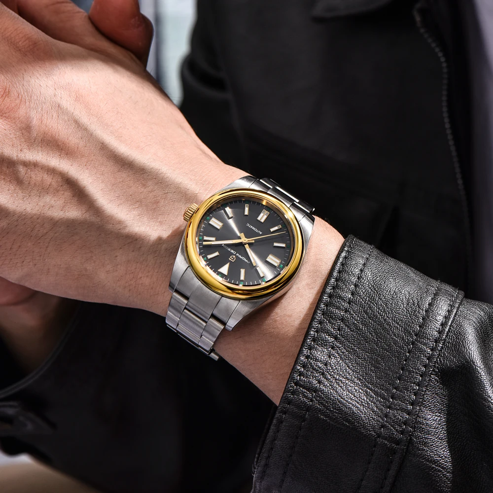 2026 New PAGANI DESIGN Men's Watches Gold Luxury Automatic Watch Men Mechanical Watch 8215 Waterproof Luminous AR Sapphire Clock