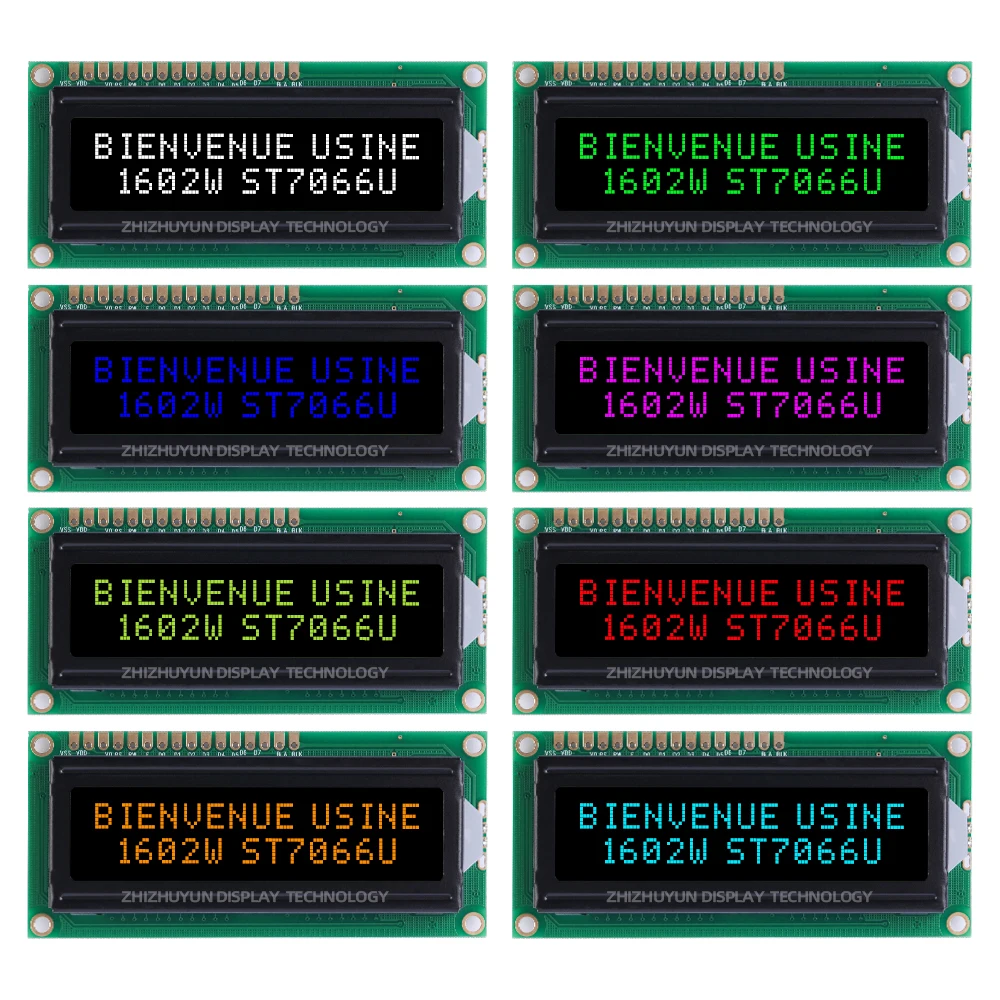 大きなウィンドウ,btnグラフィックドットマトリックスモジュール,黒フィルム,白テキスト,3.3v,16x2, 3.3v,品質保証