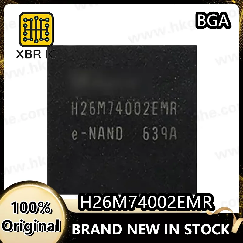 (1/10 piece) H26M74002EMR H26M74002 BGA153-ball EMMC 64GB Memory Chip Brand New Authentic In Stock Fast Shipping