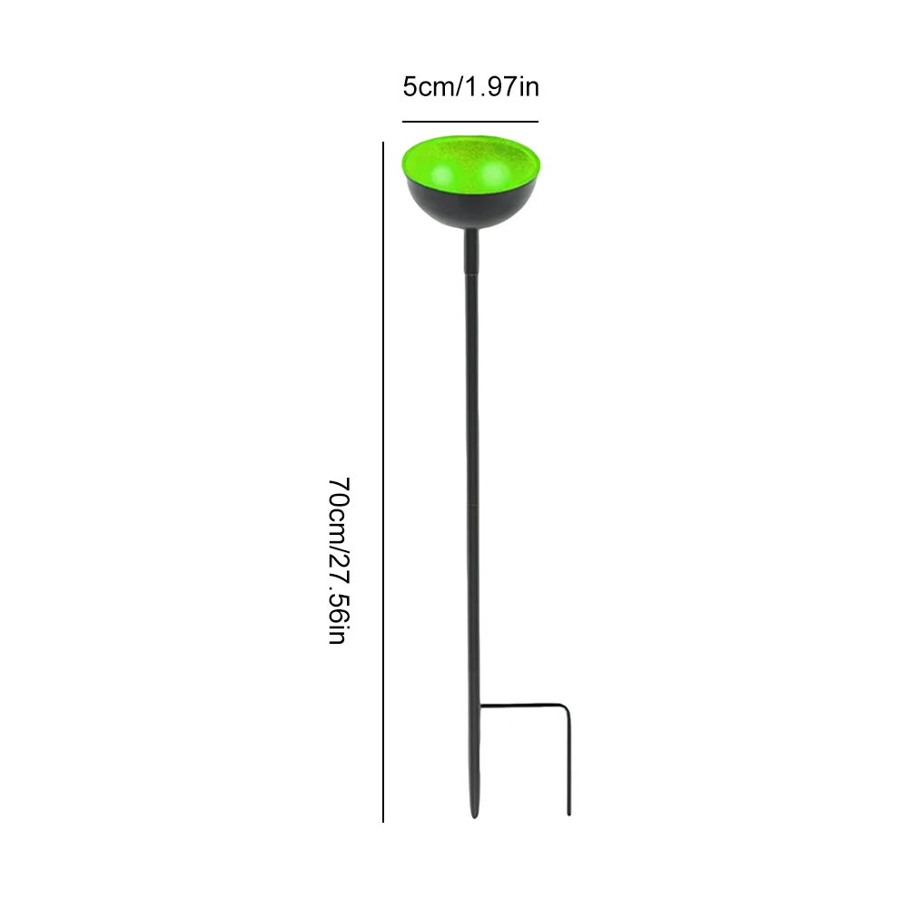 

Bee Watering Station Bee Cups with Stake Butterfly Bath Bowl Multi-Function Standing Bee Feeder Gardening Supplies