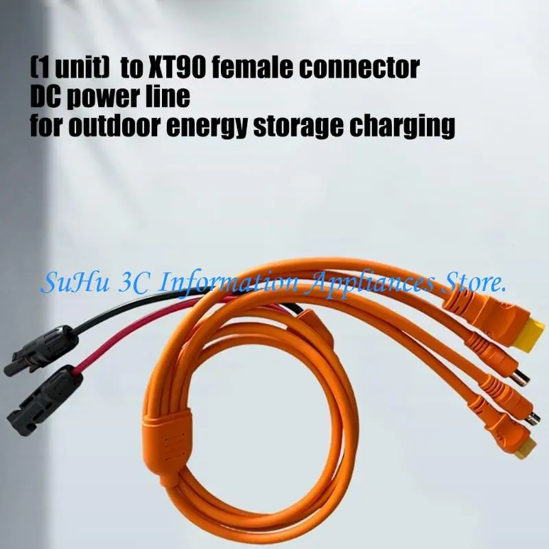  Stable XT90 Female Adapters Wire Vehicle Charging Cable 150Cm Length