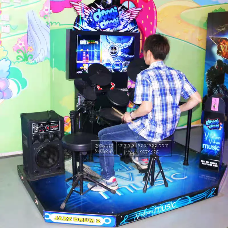 Electronic Jazz Drum Dance Music Game Hall Shopping Mall Adults Amusement Equipment Coin Operated Simulator Video Arcade Machine