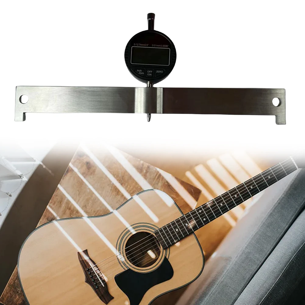 Digital Guitar Ruler Kit for Neck Straightness Analysis and Fretboard Geometry Confirmation on Electric Acoustic and Bass Models