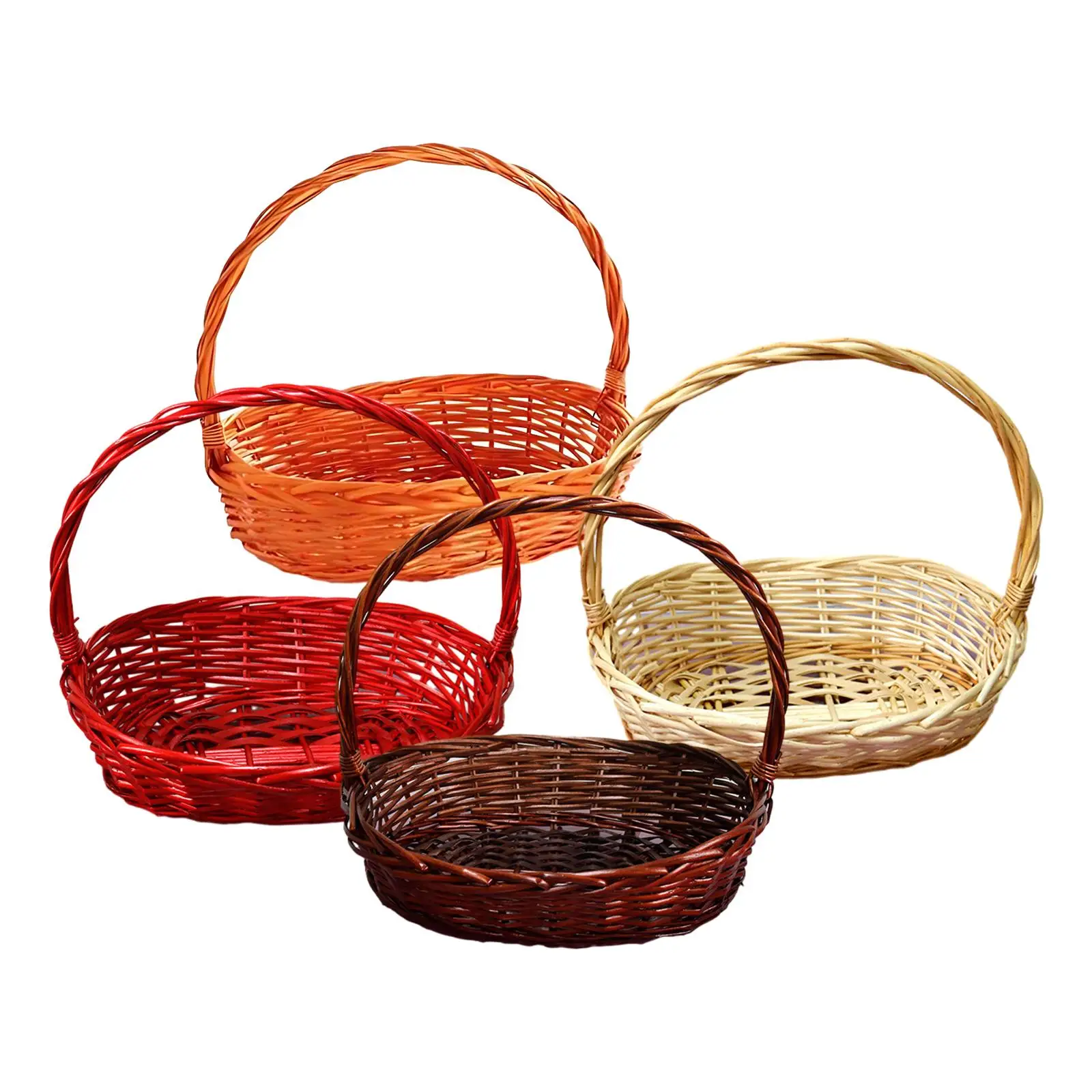 Easter Basket Party Decoration Candy Basket Handwoven Storage Basket for