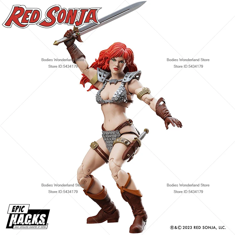 Na Stanie Boss Fight BFS Figurka Akcji w Skali 1/12 Żołnierka Anime Red Sonja Edycja Deluxe Pełny Zestaw 6-calowa Kolekcja Lalek
