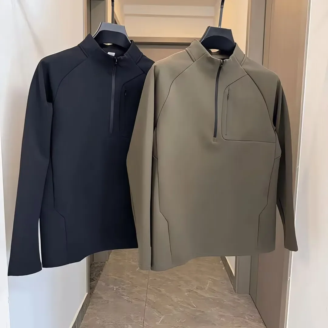 Abbigliamento da golf autentico Maniche lunghe da uomo Abbigliamento da golf 2025 Top primaverili Golf Top Fashion Felpa con cappuccio Top Abbigliamento da golf da uomo Abbigliamento da golf da uomo