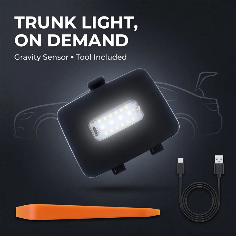 Car Trunk Light Led Tailgate Light For BYD Seagull/Dolphin Mini/ Dolphin Surf 2023-2025 Automotive Interior Wiring Free