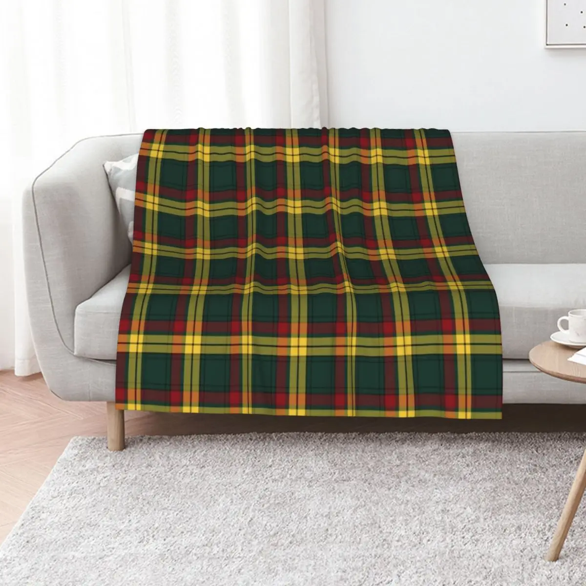 

Clan MacMillan Tartan Throw Blanket Furry for winter christmas gifts wednesday Blankets