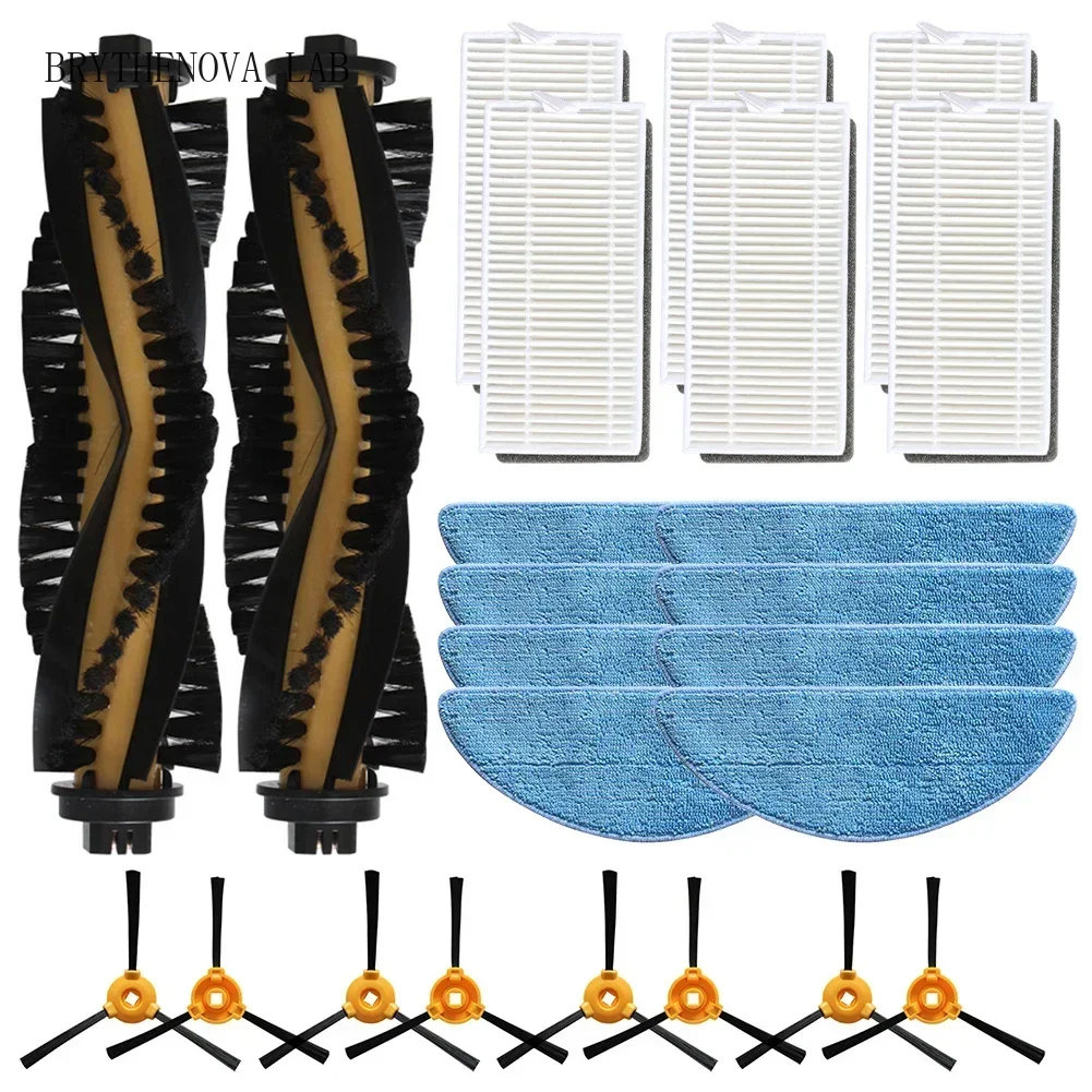 Main Side Brush Filter Mop Cloth Kit for Cecotec for Conga M50 / M50 for X-treme Vacuum Robot Cleaner Spare Parts Main Brush