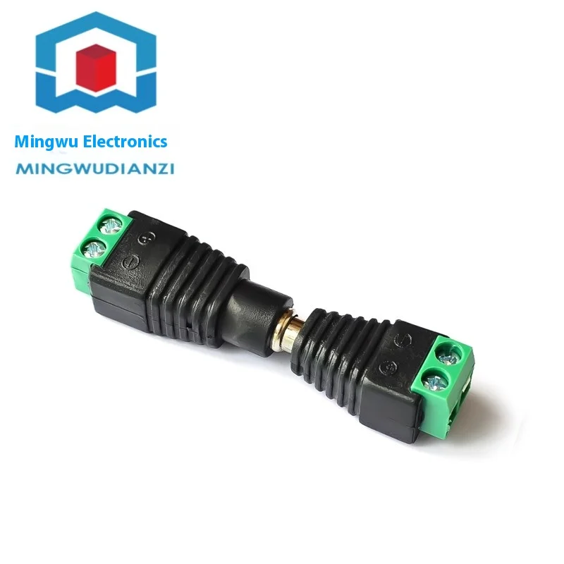 Male Female DC Charging Connector 5.5*2.1mm Power Jack Adapter Plug For LED Strip Light Router Camera Home Applican