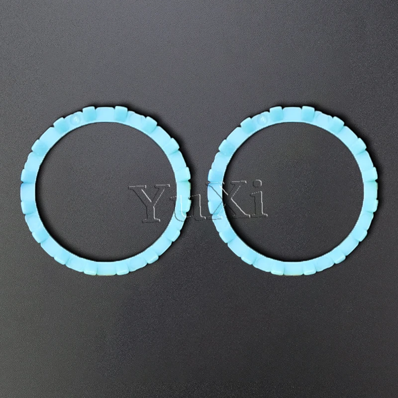 YuXi 1 пара = 2 шт. для контроллера PS5, аналоговые акцентные кольца для большого пальца для Sony Playstation 5 DualSense 5 PS5, сменные аксессуары