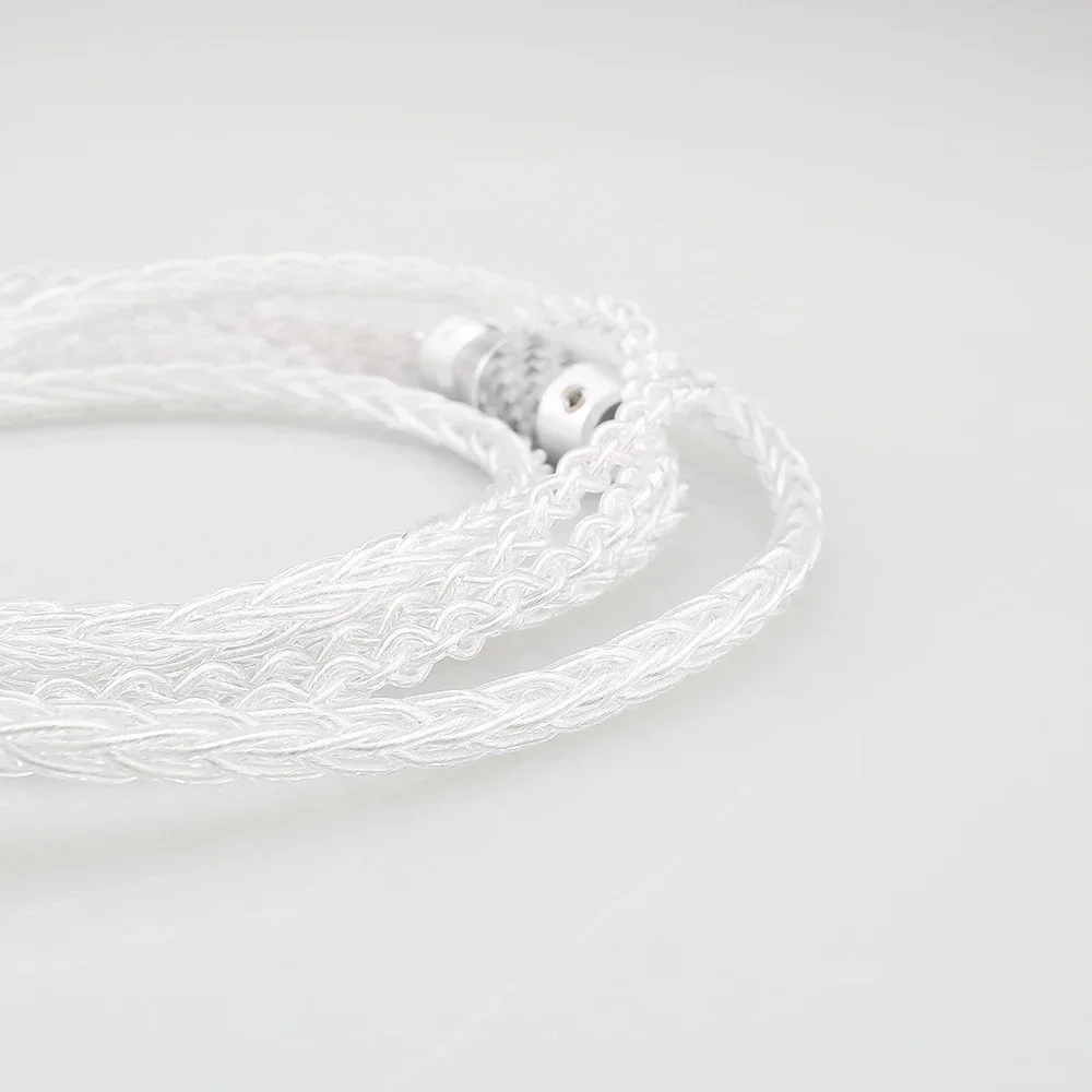 HIFI 8 Core 99% 7n cavo auricolare in argento puro per Focal Clear Elear Elex Elegia Stellia Celestee Radiance