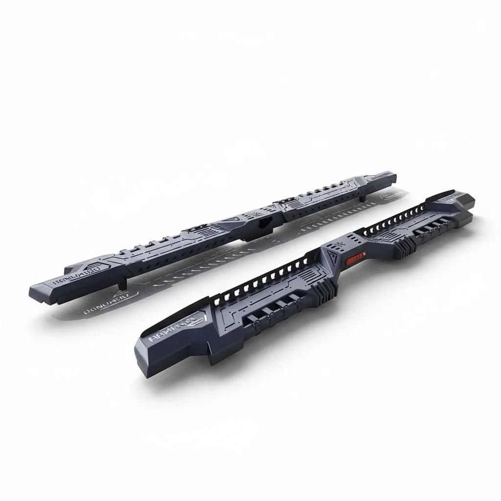 Steel Side Step, Aluminum Running Board for Ford Everest Ranger 2015-2023, REVO, NP300, Dmax, Triton, Car Pedal Step, Heavy Duty