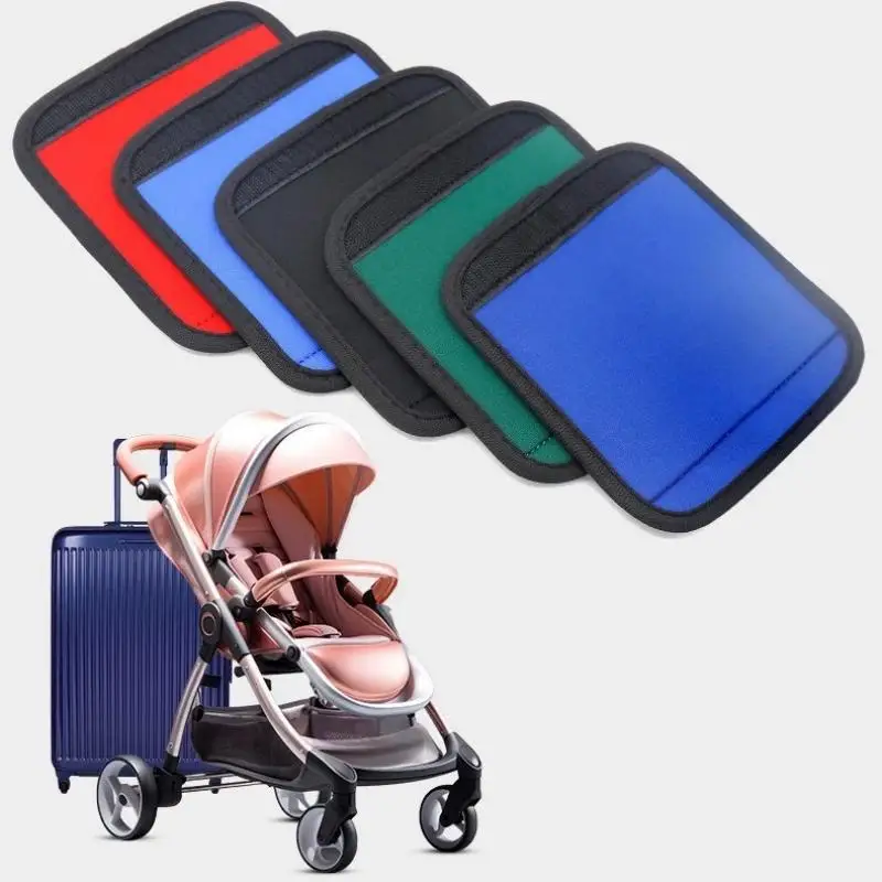 Komfortabler Neopren-Koffergriffüberzug – Neuer Koffergriff-Identifikator, Kinderwagen-Griffschutz, Taschenteil – Detail 2