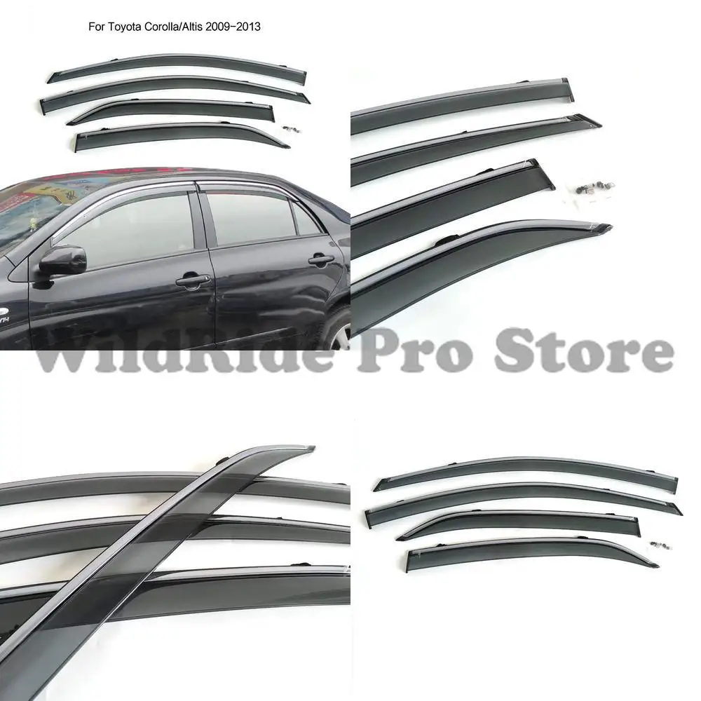 

1 комплект, высококачественный литой козырек от дождя для Toyota 2009-2013 Corolla