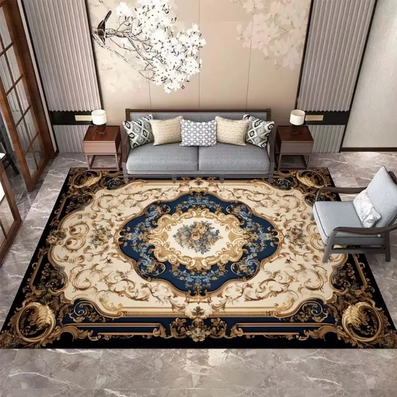 

European Luxury carpets for living room Sofa Beside Rugs High Quality Bedroom Decoration Cloakroom Rug Balcony Porch Door Mat