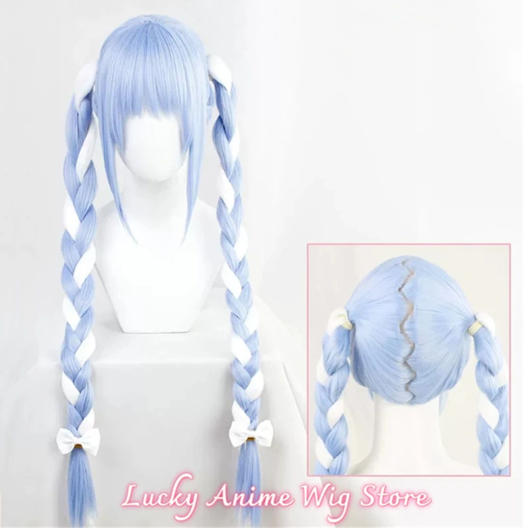 Anime Hololive Usada Pekora VTuber Wig Cosplay party wig heat-resistant synthetic wig