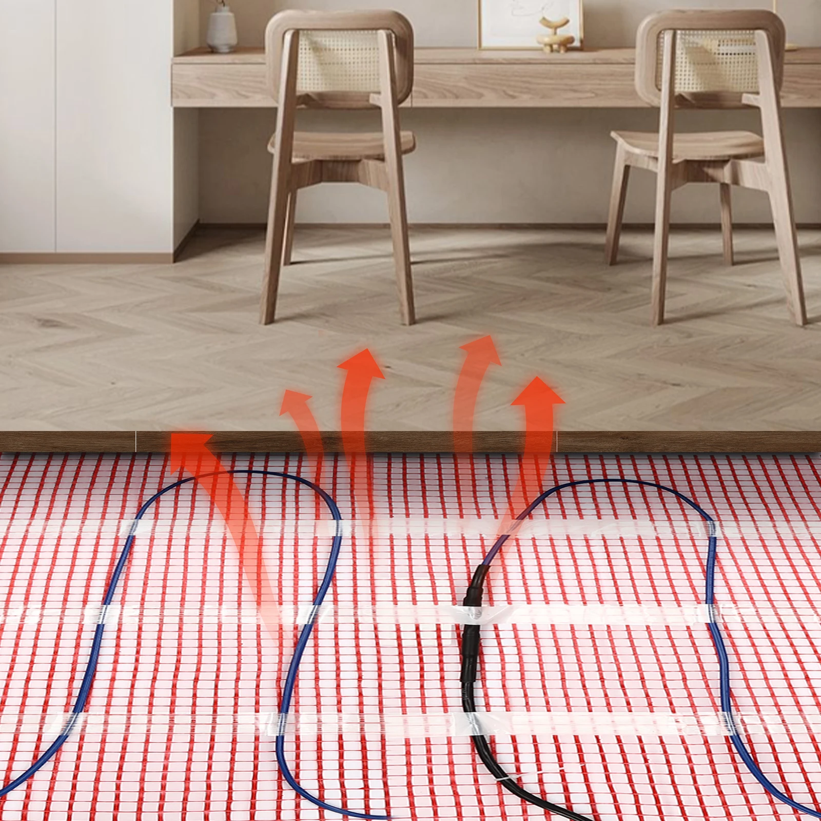 Heat Mat Kit, Floor Heating System, Heating Floor Mat