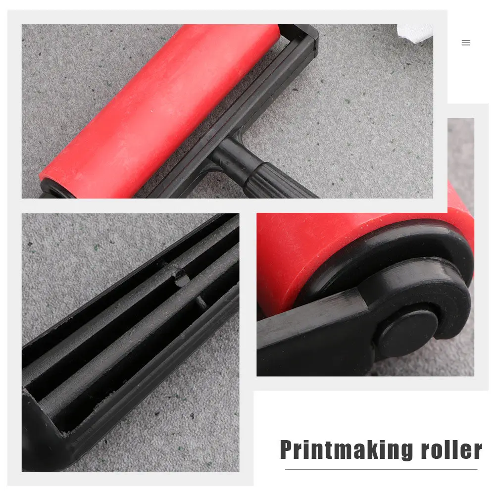 

2 шт. Премиальные пластиковые валики для трафаретной печати, 10 см, плоские цилиндрические, для нанесения чернил и клея, для скрапбукинга, штамповки, художественных работ, рукоделия, DIY