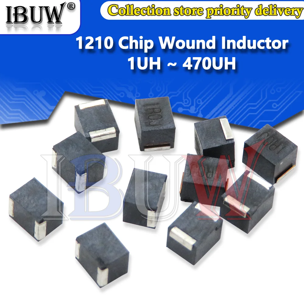 10PCS NLV32T 3225 1210 Chip Wound Inductor 1uH 2.2uH 3.3uH 4.7uH 6.8uH 10uH 22uH 33uH 47uH 68uH 100uH 220uH 470uH