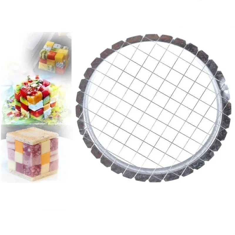 Cortador de huevos de 8.5cm de diámetro, rebanador de huevos duros, cortador de cubos de frutas, cortador de ensaladas, cortador de tomate, cortador de patatas