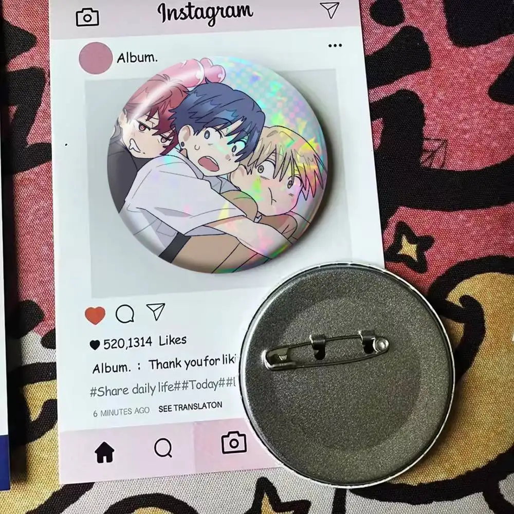 Lustiges Manhwa One-Room TA Laser-Abzeichen, geeignet für Rucksäcke, Kleidung, Hüte, Dekoration, kreative Accessoires – Detail 12