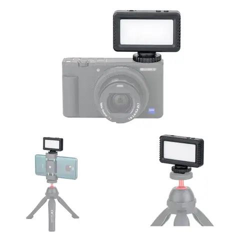 18 Mini LED Light for Sony ZV-1F ZV1F ZV-1 II ZV1 ZV-E10 II ZVE10 Canon PowerShot V1 EOS R50 V & More Cameras For Vlog Shooting