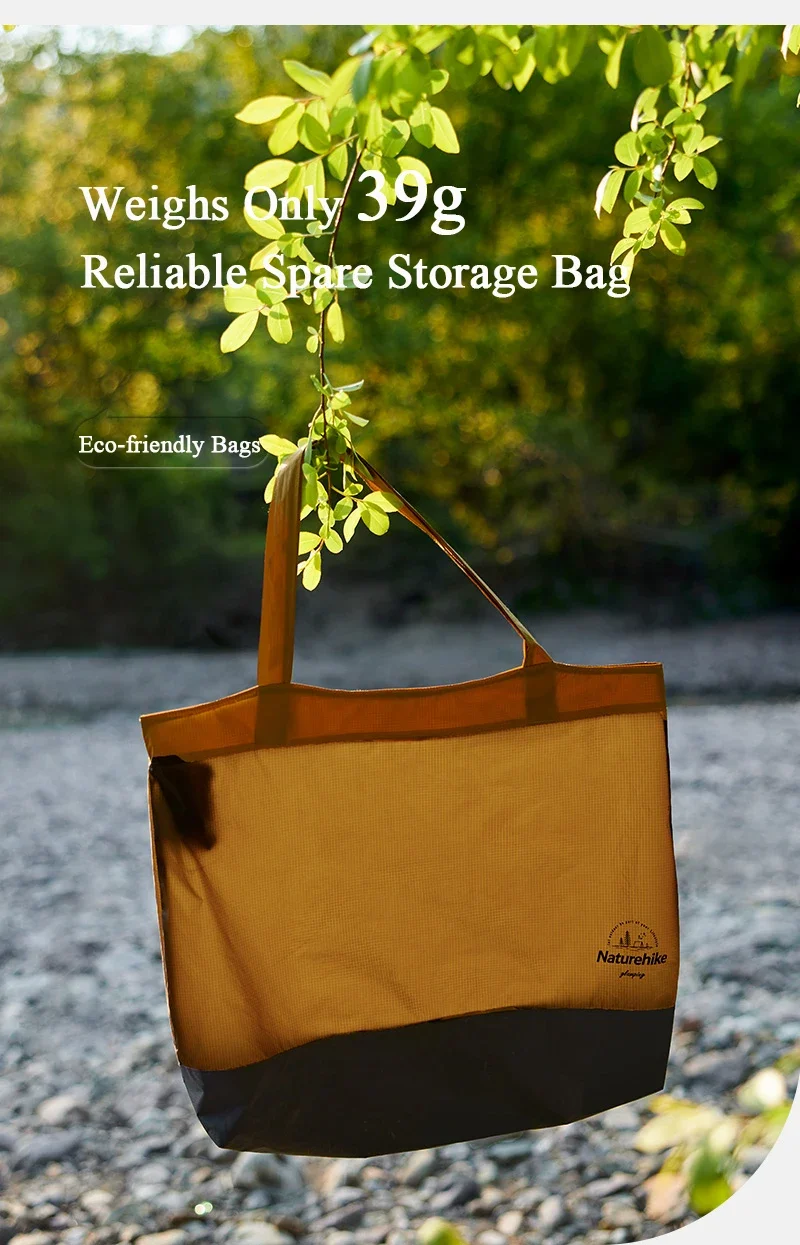 Naturehike Aufbewahrungstaschen Tragbare Öko-Taschen für den Bergsport Wasserabweisende Outdoor-Einkaufstasche – Detail 1