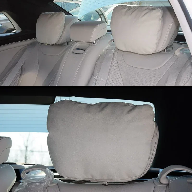 1/2PCS Memory-Schaum Auto-Kopfstütze Nackenstütze Auto-Zubehör Sitzklasse Weiches Universelles Verstellbares Auto-Kissen Nackenstützkissen