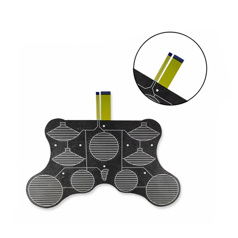 Professional Electronic Drum Kit with High Sensitivity FSR Sensor Real-Time Response Durable Design - CE Certified