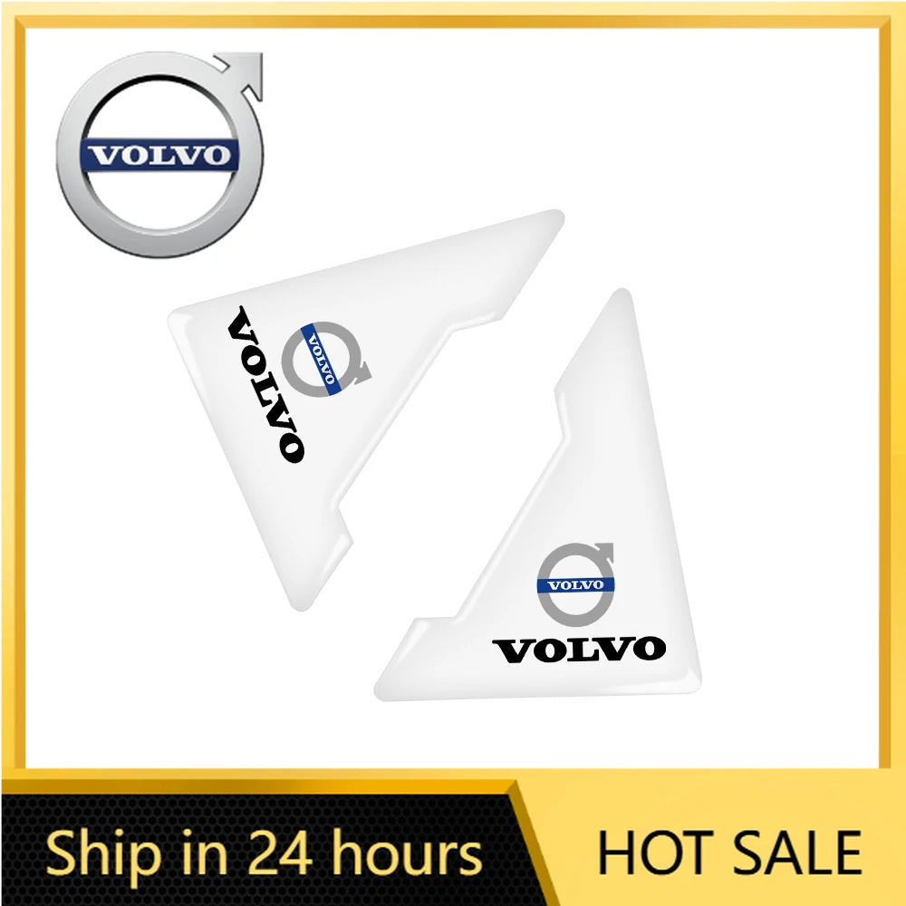 

2026 Новые для Volvo Эмблемы 2 шт. для Volvo V40 V50 S80 XC60 V90 XC90 S60 XC40 C30 V60 C40 RDESIGN Прозрачный угол двери автомобиля Ant