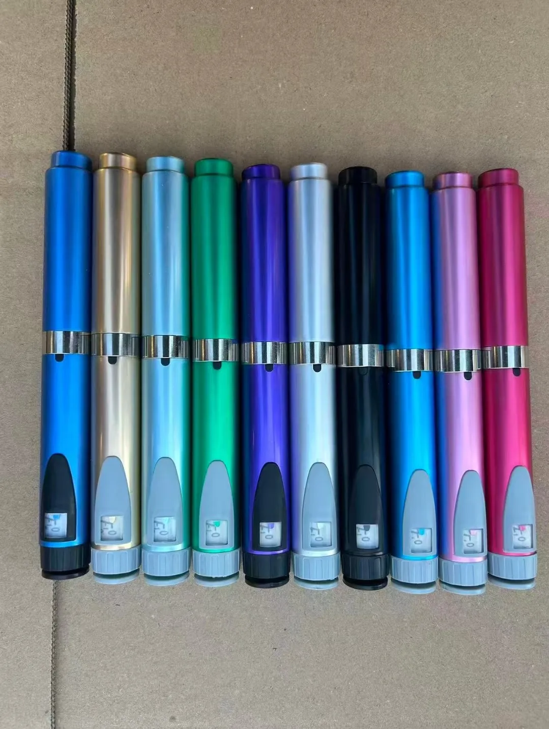Reusable Metal Injection Pens V2 60 Unit Model-Multiple Colors Available Durable Design 3ml Cartridge Compatible