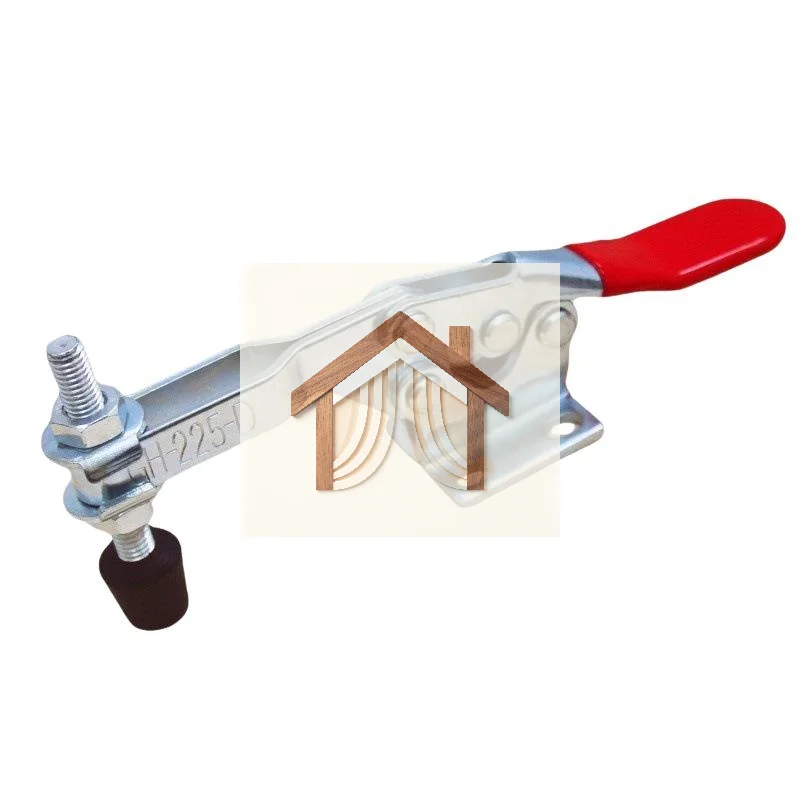 1Pcs GH-225-D Toggle Clamp 227kg Holding Capacity Horizontal Quick Release Clamp for Workshop Woodworking Welding Jobs