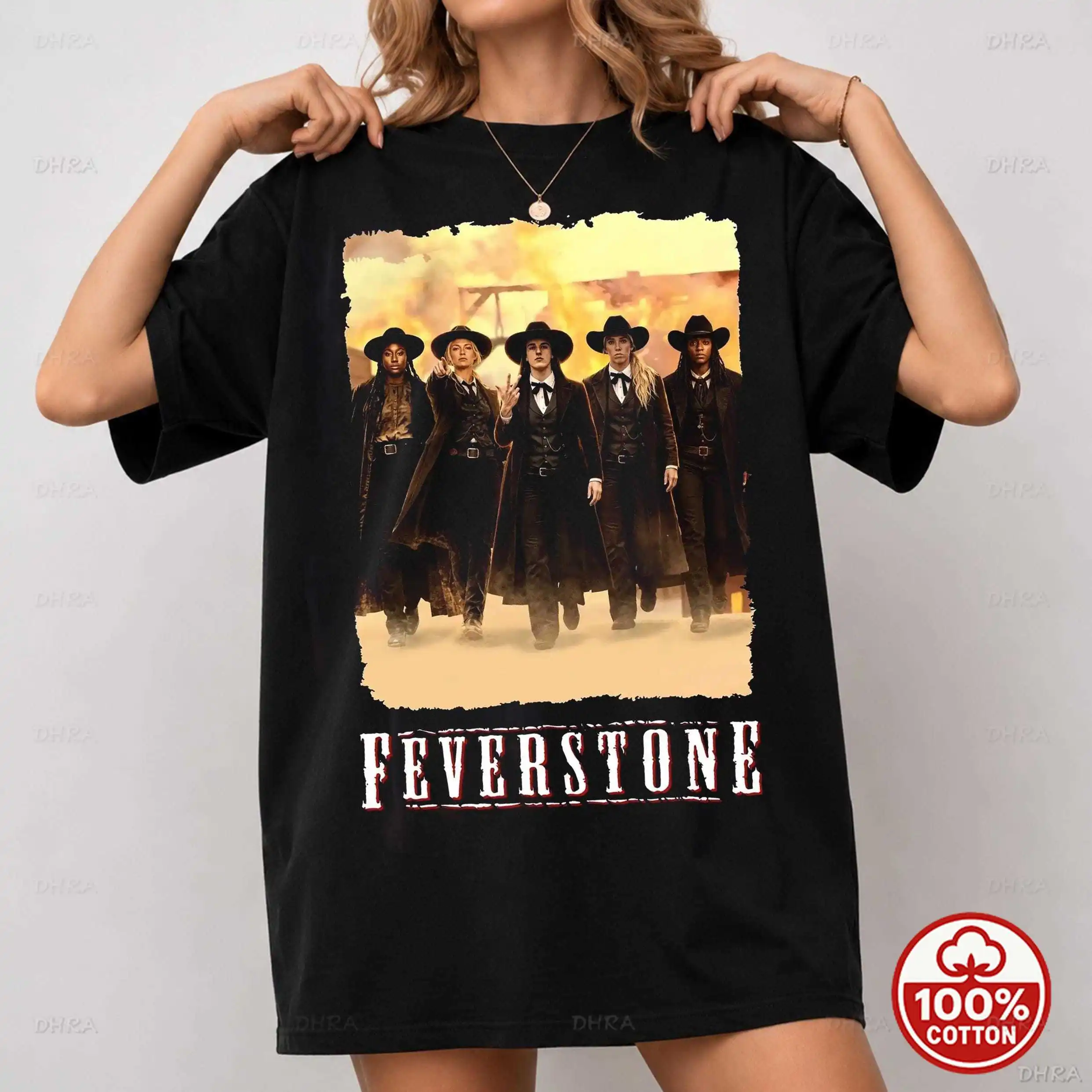 Western Cowboy Graphic T-Shirt Men Women Vintage Desert Outlaw Print Cotton Casual Tee
