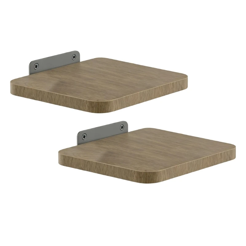 W3JB Platzsparende Soundbar-Wandhalterung, Massivholz-Wandregal für verbesserte Sound-Einrichtung und platzsparende – Detail 1
