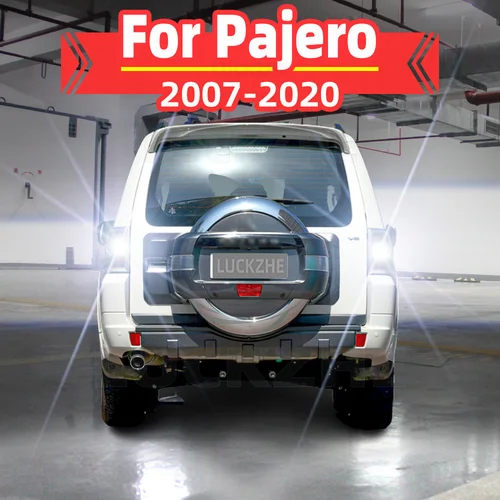 2 uds luz LED de marcha atrás para Mitsubishi Pajero V80 V93 V97 V98 accesorios 2007-2020 2015 2016 2017 2018 2019 lámpara de respaldo