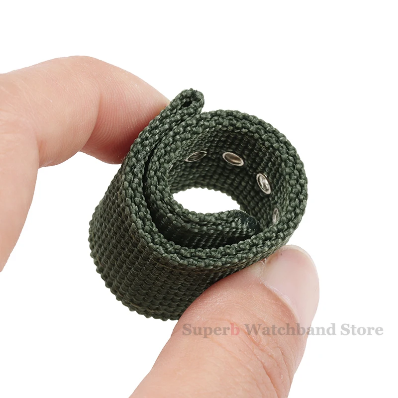 16mm 18mm 20mm 22mm Nylon Canvas Watch Band Woven Soft Belt Universal Bracelet for Men Women Sport Quick Release Wrist Band
