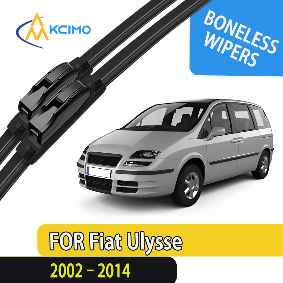 

2pcs Quality Windscreen Silent Rain Brush Suitable for Fiat Ulysse 2002-2014 Citroën C8 Peugeot 807 Eurovans Lancia Phedra Brush