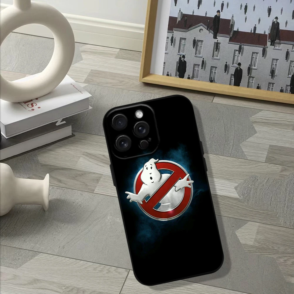 Movie E-Extreme G-Ghostbusters Phone Case For iPhone 11 12 13 14 15 16 Pro Max Plus Black Silicone Soft Case