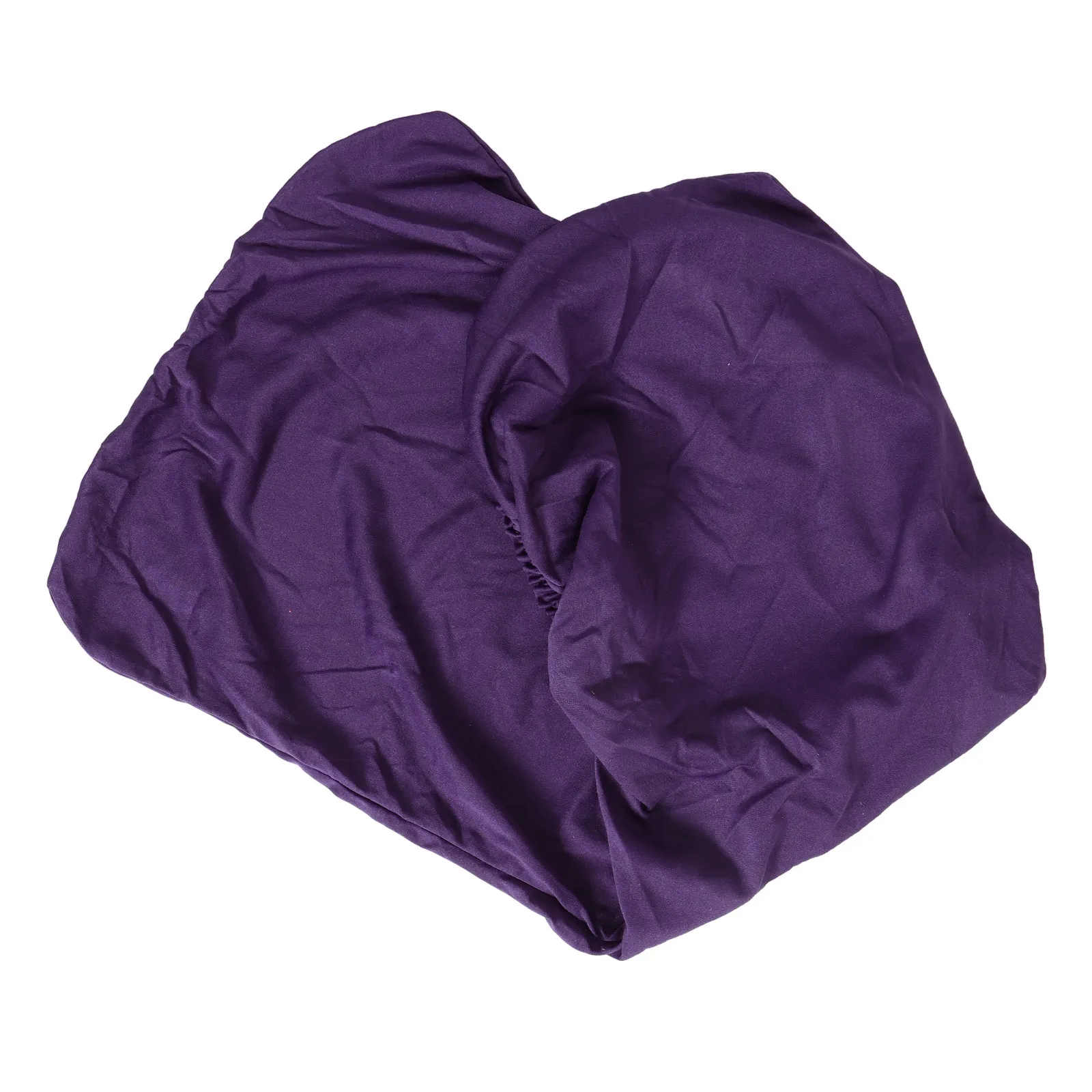 Rotating Office Chair Cover Stretchable Elastic Fabric Slipcover for Back Seat Protection Machine Washable Reactive Dye Purple