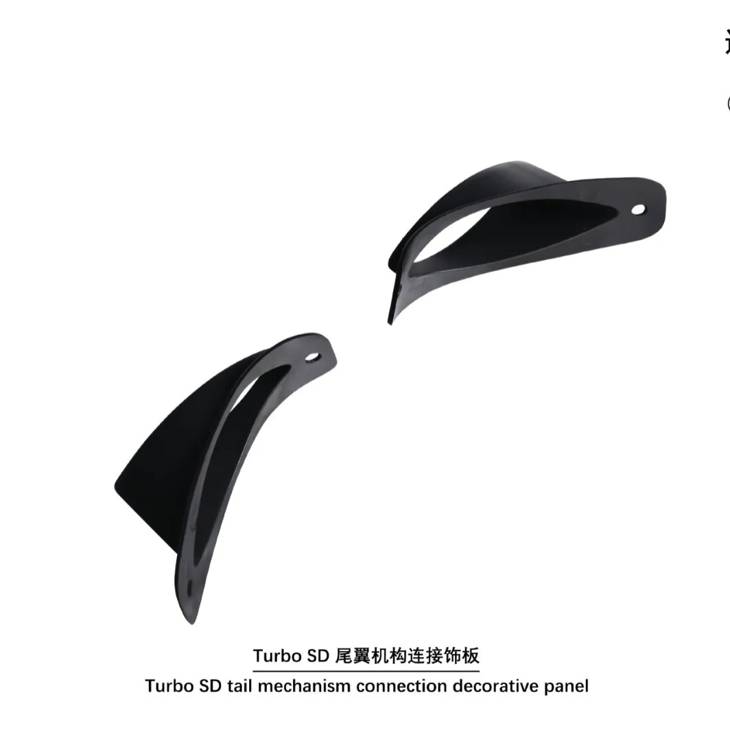 For 19-UP Porsche 911 992 Turbo SD Rear Wing Mechanism Connector Trim