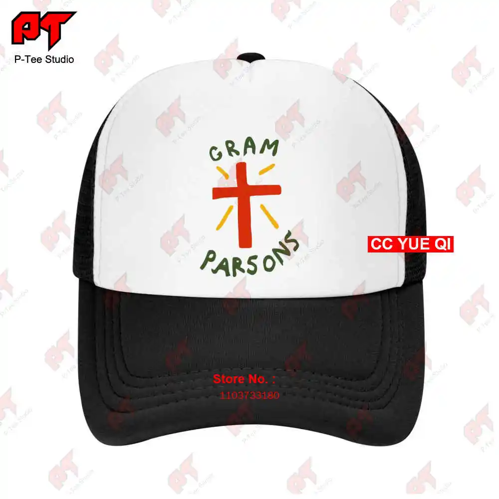 Gram Parsons Cross Design 70S American Americana Baseball Caps Truck Cap EUGH