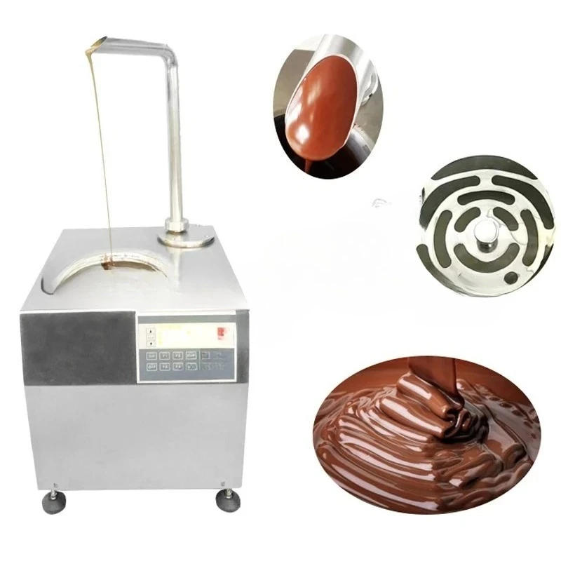 Commercial Automatic Hot Chocolate Dispenser Melting  Tempering Spraying Machine