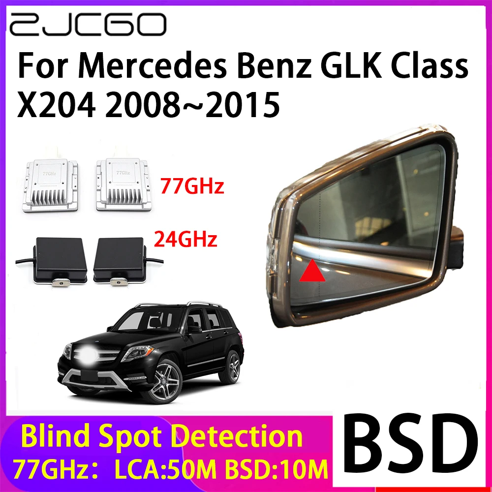 

ZJCGO Car Blind Spot Detection BSD Mirror Rear Radar Detection System for Mercedes Benz GLK Class X204 2008~2015