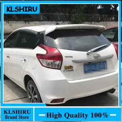 For Toyota Yaris Spoiler 2008 2009 2010 2011 Yaris RS Sport Spoiler ABS Material Car Rear Wing Primer Color Trunk Rear Spoiler